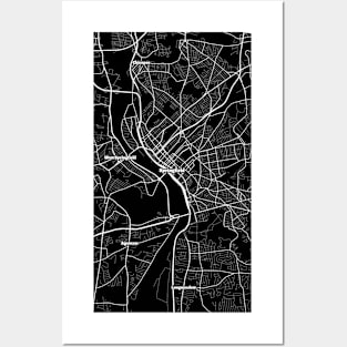 Springfield Massachusetts Map | Map Of Springfield Massachusetts | Springfield Map Posters and Art